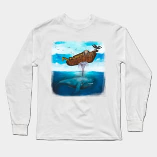 The great whale in the time of the ark Long Sleeve T-Shirt